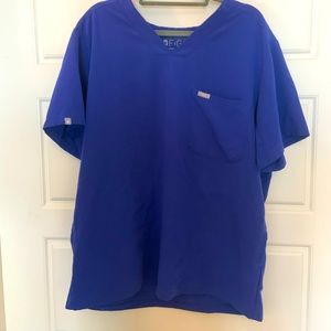 Figs Scrub Set - Royal Blue